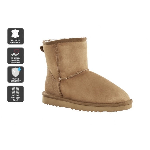 UGG Outback Premium Australian Sheepskin Short Classic Boot (Chestnut, Size 12M/13W US)