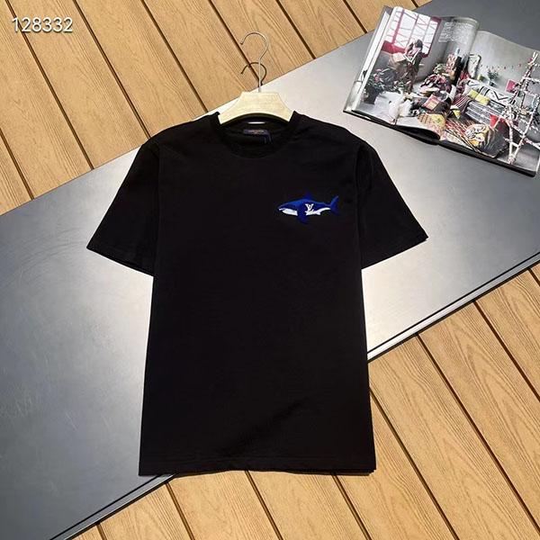 ルイヴィトン ｔシャツ 半袖 クジラ柄